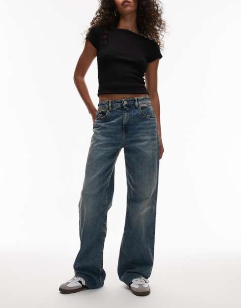Tommy Jeans - Mia - Afslappede jeans med lige ben og mellemhøj talje i mellemvask - view 1