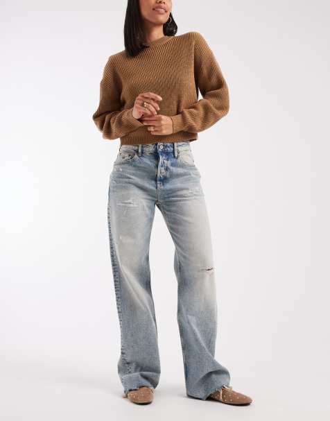Tommy Jeans - Mia - Jeans dritti a vita medio alta lavaggio chiaro - view 1