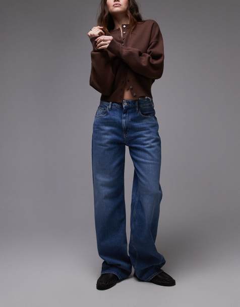 Tommy Jeans – Mia – Locker geschnittene, gerade Jeans in mittlerer Waschung mit mittelhohem Bund - view 1