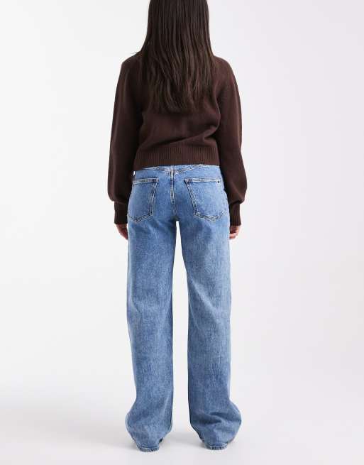 Tommy Jeans - Mia - Mellemblå afslappede jeans med mellemhøj talje og lige ben, 3 af 5