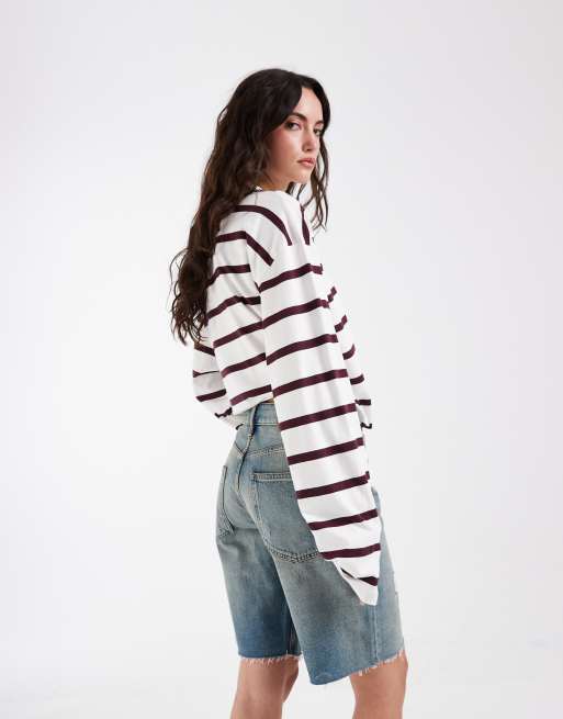 Tommy Jeans - Mia - Pantaloncini bermuda comodi lavaggio blu medio, 5 di 5