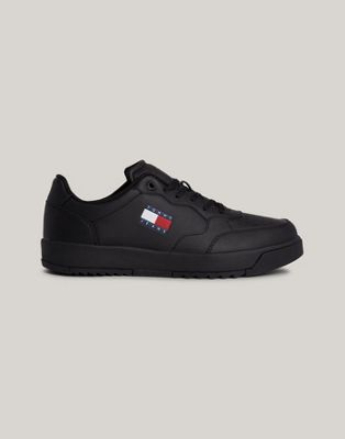 Tommy Jeans Mid Trainers in Black - ASOS Price Checker