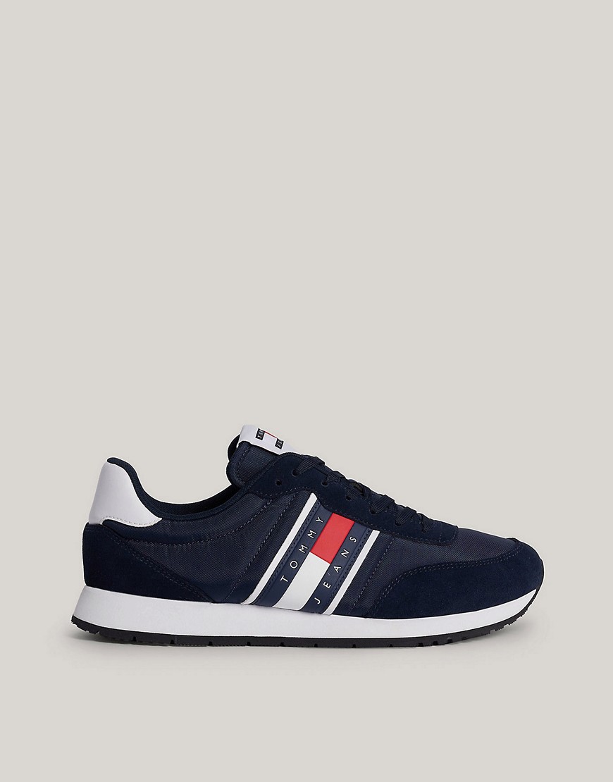 Tommy Jeans Mid Trainers in Dark Blue-Navy