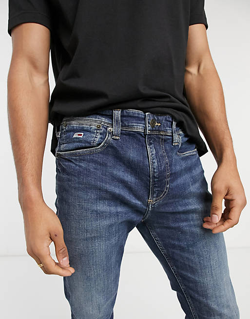 Tommy Jeans Miles skinny jeans in dark wash | ASOS