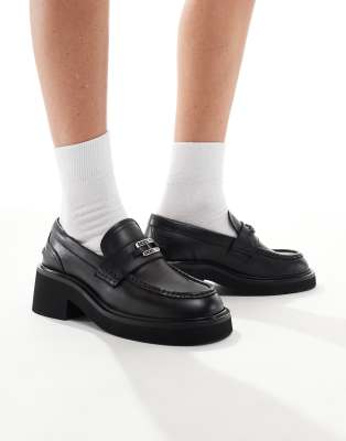 Tommy Jeans - Mocassins chunky à talons - Noir