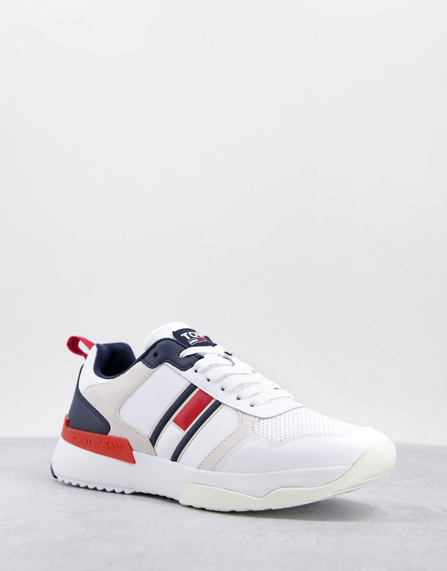 Tommy Jeans modern runner sneakers in white