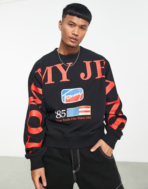 Tommy Jeans - Modern Sport - Sweat confortable à logo - Noir