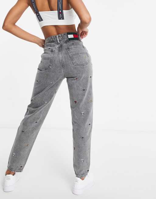 Tommy embroidered clearance jeans