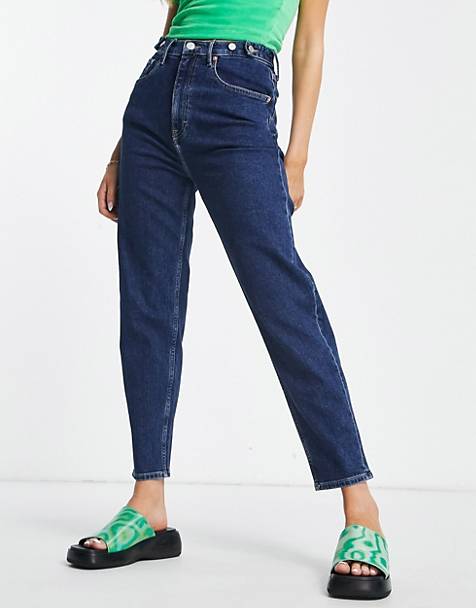Jeans con strappi neri Asos Donna Abbigliamento Pantaloni e jeans Jeans Jeans skinny Joni 