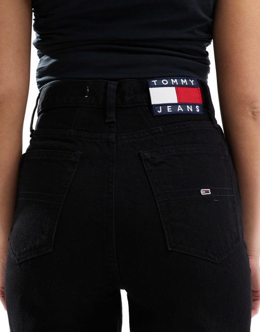 Tommy Jeans - Mom jeans met ultrahoge taille in zwart, 4 van 5