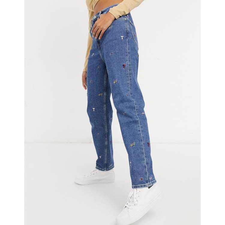 Tommy hilfiger mom jeans discount