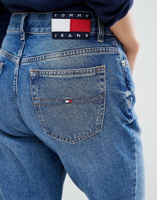 mom fit jeans tommy hilfiger