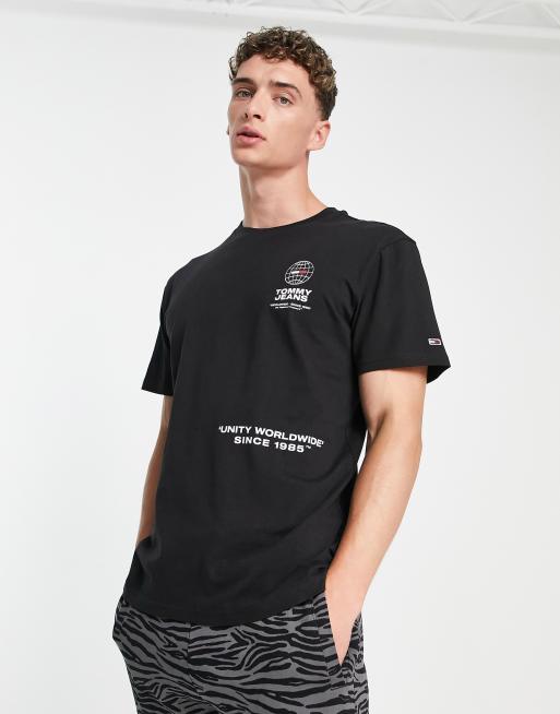 Tommy jeans multi logo cheap t shirt