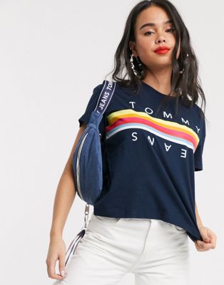 tommy jeans multicolor logo