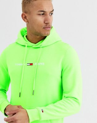 tommy jeans green hoodie