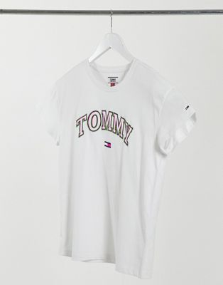 tommy jeans t shirt neon