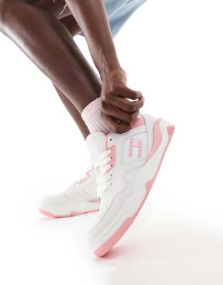 new basketball sneakers in pink