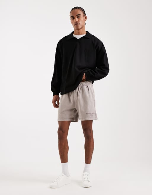 Tommy Jeans – New Classics – Jersey-Shorts in Steinbeige, 2 von 5