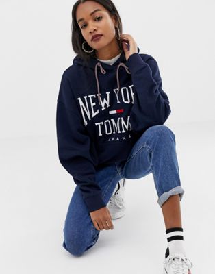 womens tommy jeans hoodie
