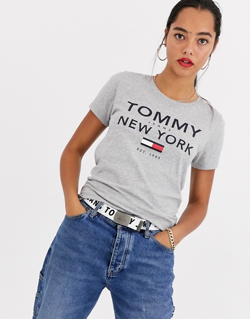Tommy Jeans New York logo t-shirt