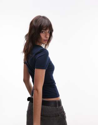 Tommy Jeans New York Slim T-shirt In Navy