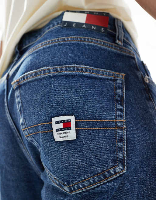Tommy Jeans – Niebieskie zwężane dad jeans o regularnym kroju , 2 z 5