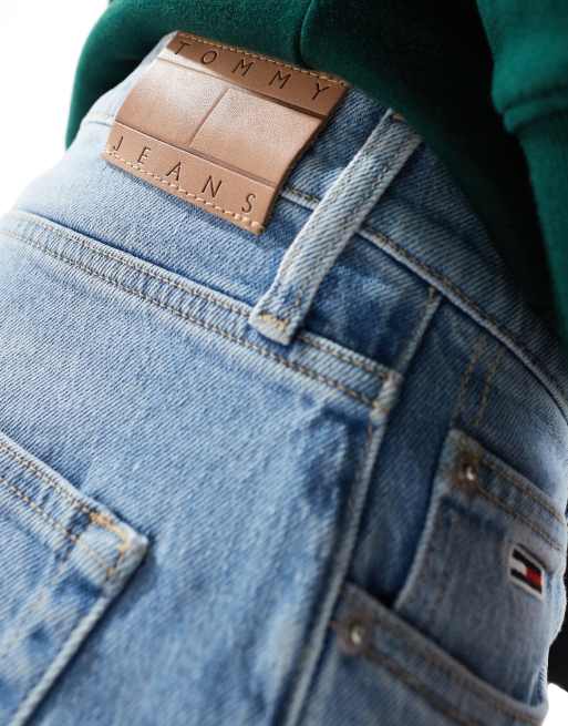 Tommy Jeans – Niebieskie zwężane dad jeans o regularnym kroju, 5 z 5