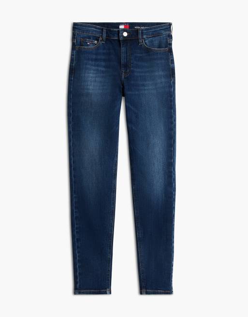 Tommy Jeans Nora jean skinny taille mi-haute effet usé bleu foncé, 7 de 7