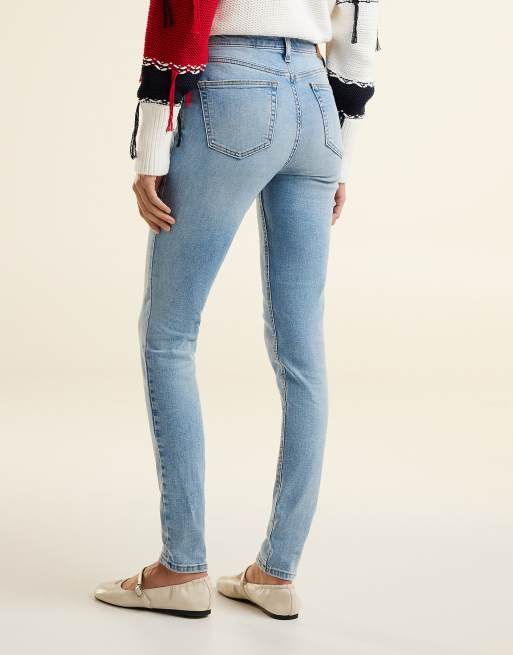 Tommy Jeans Nora mid rise skinny faded jeans in denim light, 6 of 7