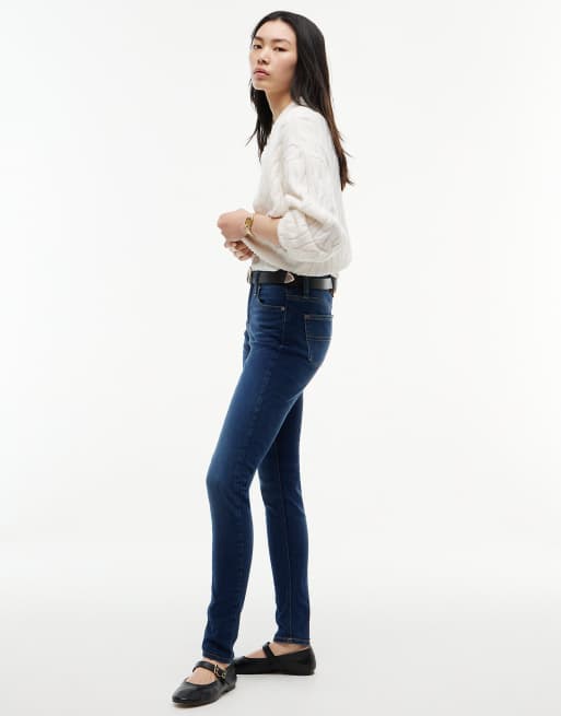Tommy Jeans Nora mid rise skinny jeans in denim dark, 3 of 7