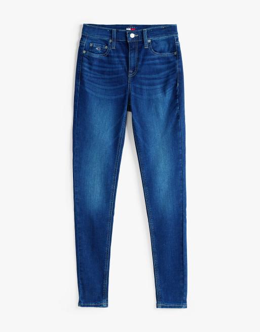 Tommy Jeans Nora Mid-Rise Skinny Jeans in dunklem Denim, 7 von 7