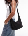 [Tommy Jeans] Tommy Jeans nylon body bag in black One Size Black