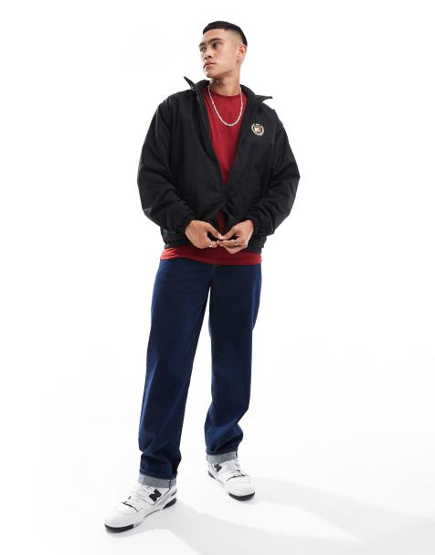 Tommy Jeans - Omkeerbaar jack van teddy stof met logo in zwart - view 1