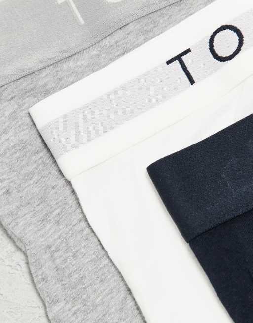 Tommy Jeans - Original - Set van 3 boxershorts in marineblauw/grijs/wit, 4 van 4