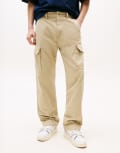 [Tommy Jeans] Tommy Jeans Otis baggy cargo pants in beige-Neutral W30 L32 SILT