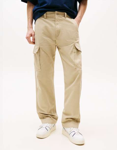 Tommy Jeans - Otis - Beige posede cargobukser - view 1