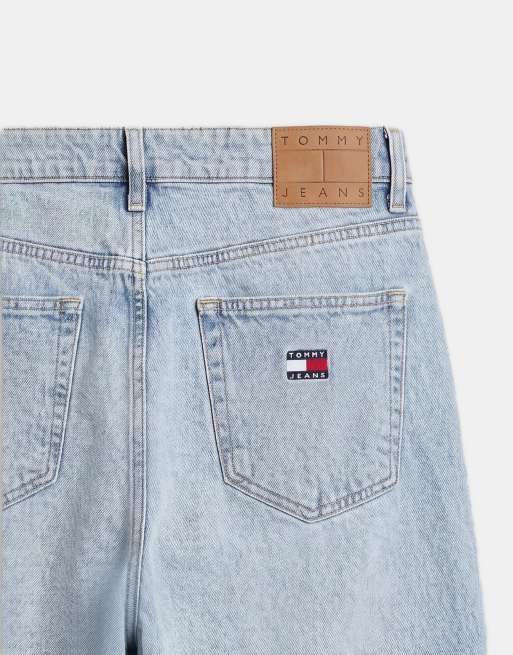 Tommy Jeans – Otis – Blå, raka jeans i regular fit med mörk tvätt, 7 av 8