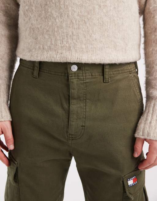 Tommy Jeans Otis canvas cargo pants in green , 5 of 5
