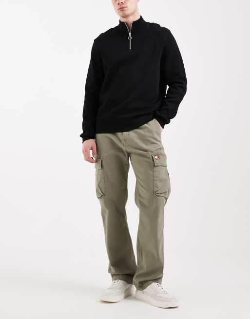 Tommy Jeans Otis cargo pants in khaki, 2 of 5