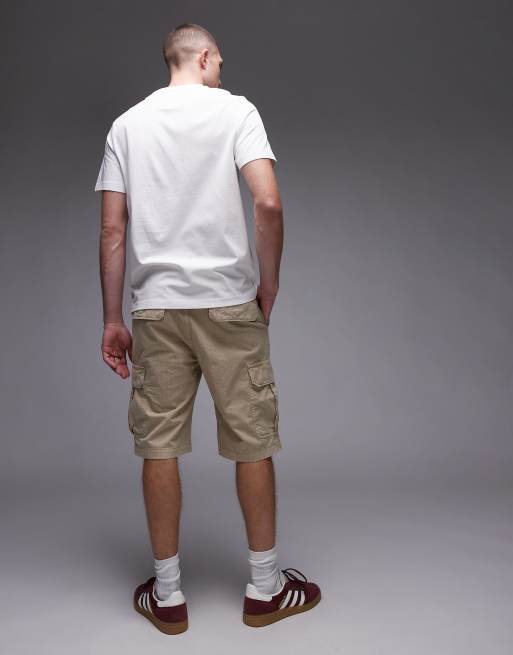 Tommy Jeans Otis cargo shorts in beige, 3 of 5