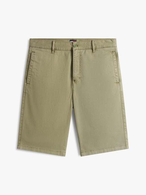 Tommy Jeans – Otis – Chino-Shorts aus Twill in Olivgrün, 5 von 5