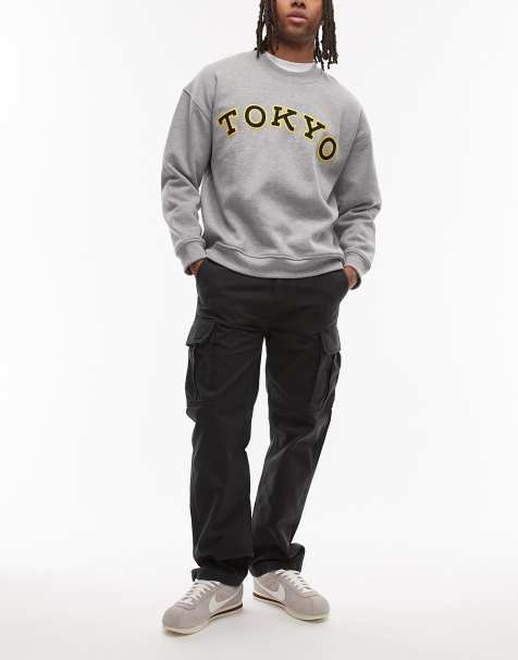 Tommy Jeans Otis baggy cargo trousers in black