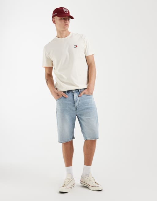 Tommy Jeans Otis denim shorts in light wash blue, 2 of 5