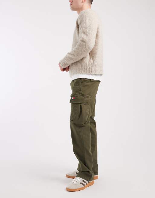 Tommy Jeans – Otis – Gröna cargobyxor i canvas , 3 av 5