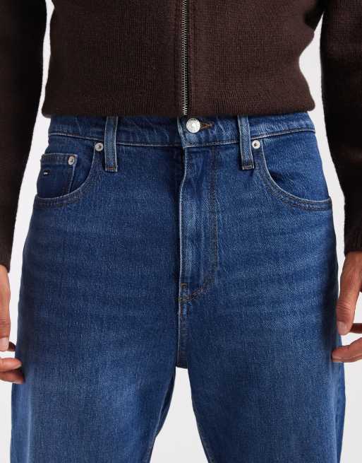 Tommy Jeans - Otis - Jeans dritti regular fit blu lavaggio scuro, 4 di 5