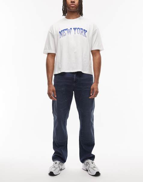 Tommy Jeans – Otis – Mörkblå snickarjeans med regular fit - view 1