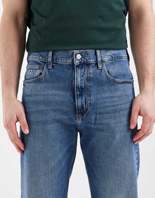 Tommy Jeans – Otis – Niebieskie jeansy o regularnym prostym kroju, 4 z 5