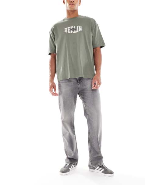 Tommy Jeans - Otis - Normale rechte jeans in grijs met wassing - view 1