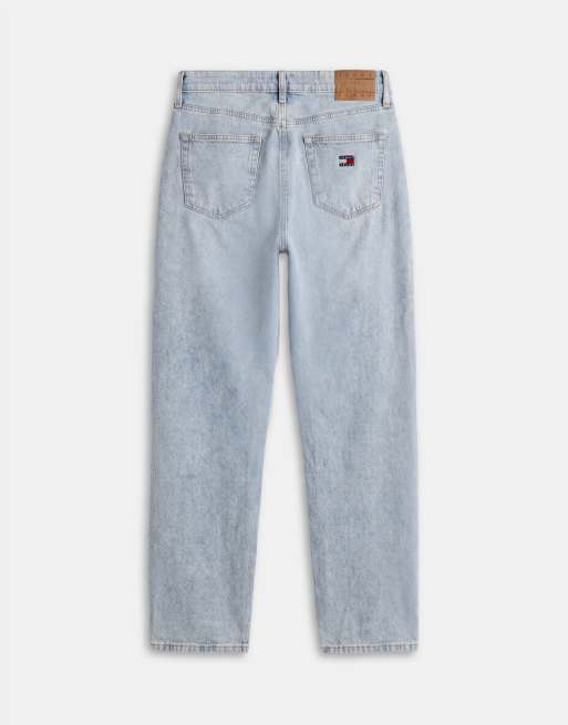 Tommy Jeans - Otis - Rechte jeans met normale pasvorm in blauw met lichte wassing, 6 van 8