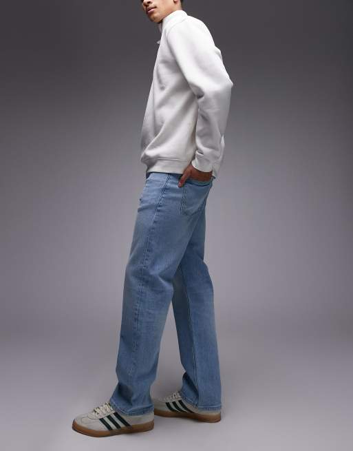 Tommy Jeans - Otis - Rechte jeans met normale pasvorm in blauw met lichte wassing, 2 van 5